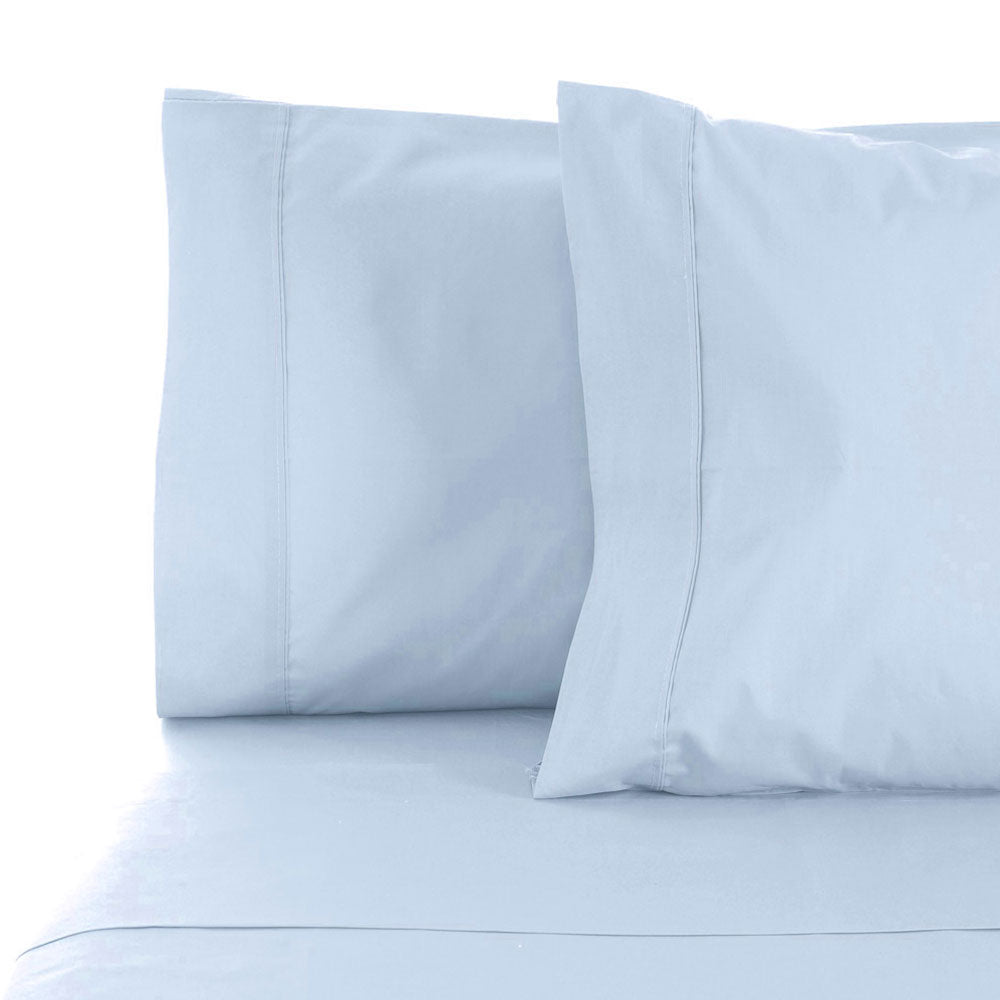 Single Bed La Via 400TC 100% Cotton Fitted Sheet in Seafoam Color