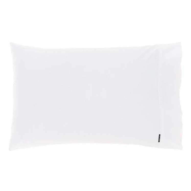 High - Quality Augusta 100% Cotton 500 Thread Count White King - Sized Pillowcase for Bed Linens