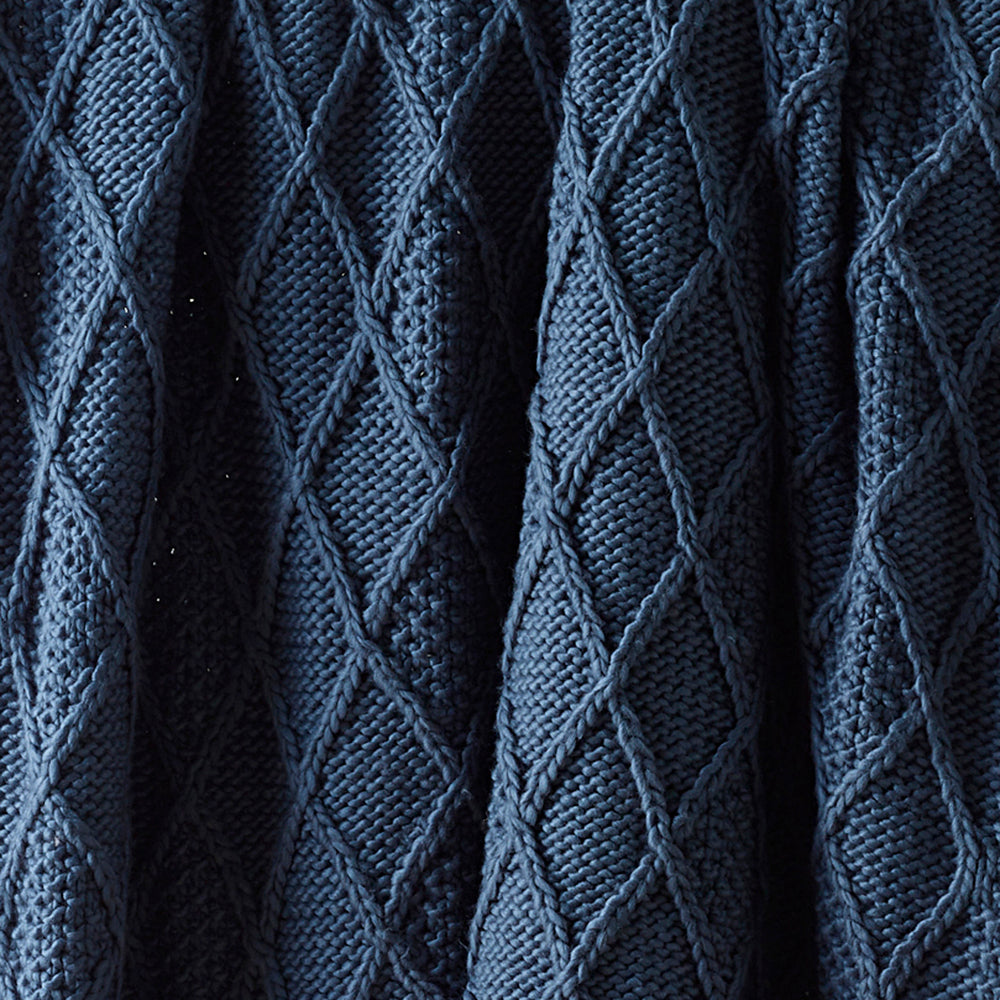 Bianca Parker Stylish Denim Decorative Throw Blanket