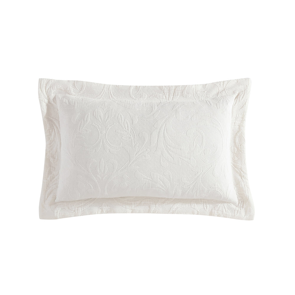 Luxurious Ivory Marbella Breakfast Filled Cushion for Bedroom Decor