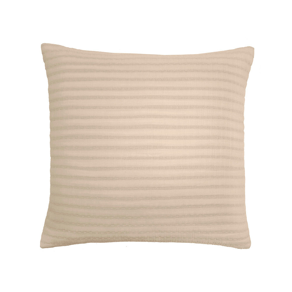 Soft Nova Bisque Square Filled Cotton Cushion for Home Decor
