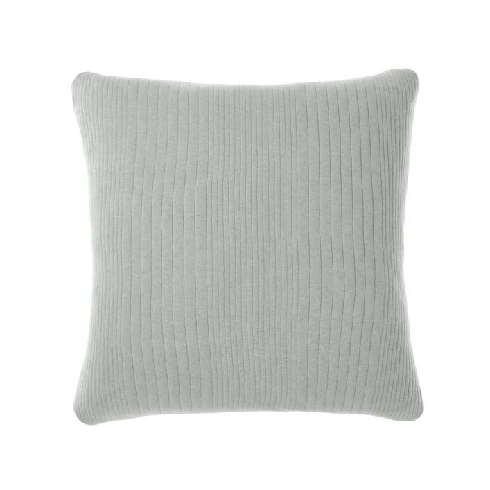 Linen House Osmond Soft Smoke Striped Square Filled Comfort Cushion