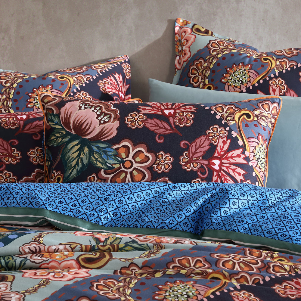 Logan and Mason Bohemian Super King Decorah Quilt Cover Set