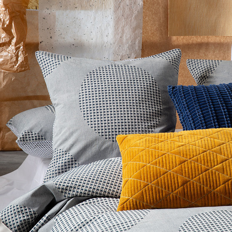 European-style Sitra Denim Pillowcase with Unique Design
