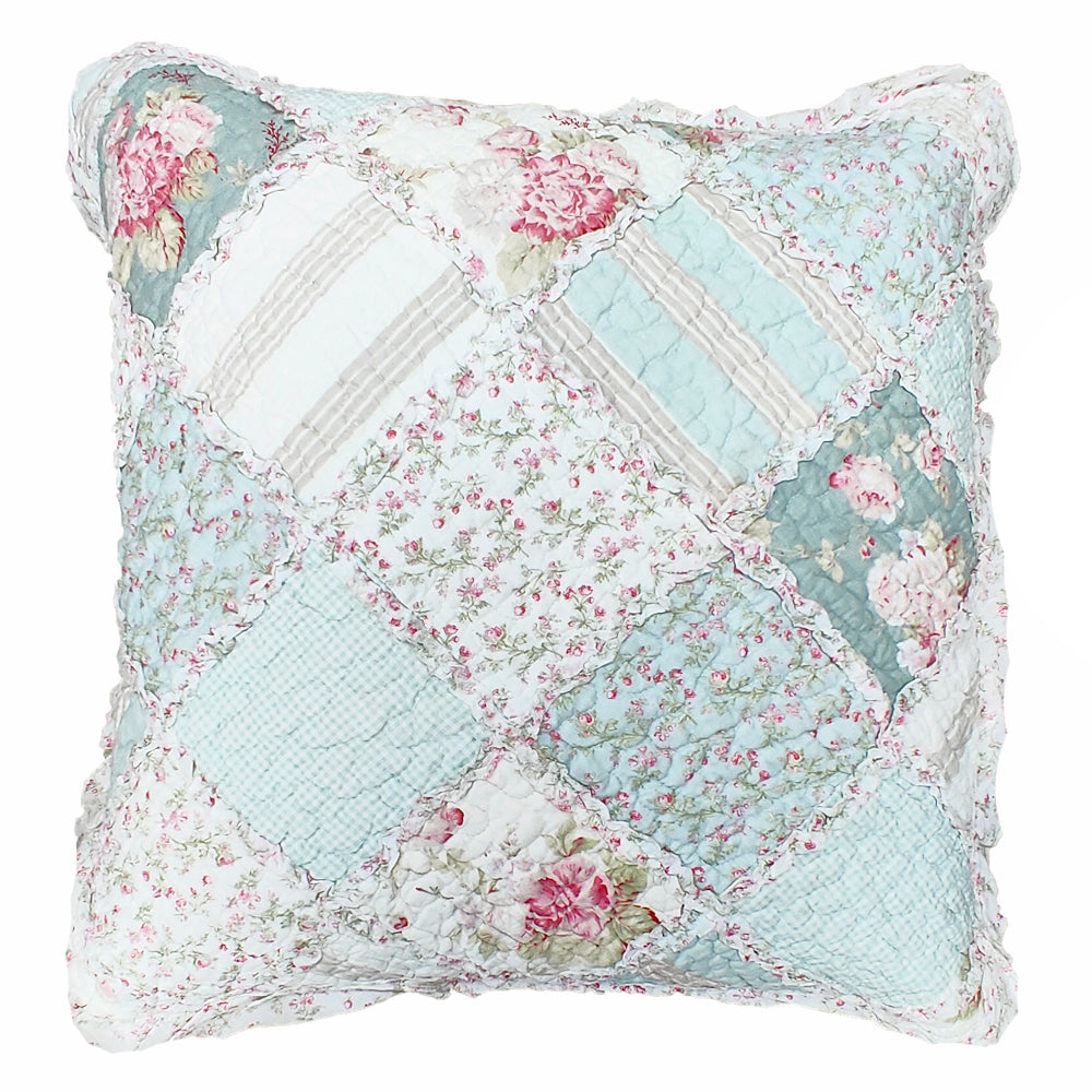 European-style Pillowcase with Classic Country Charm Featuring Rose and Foliage Print