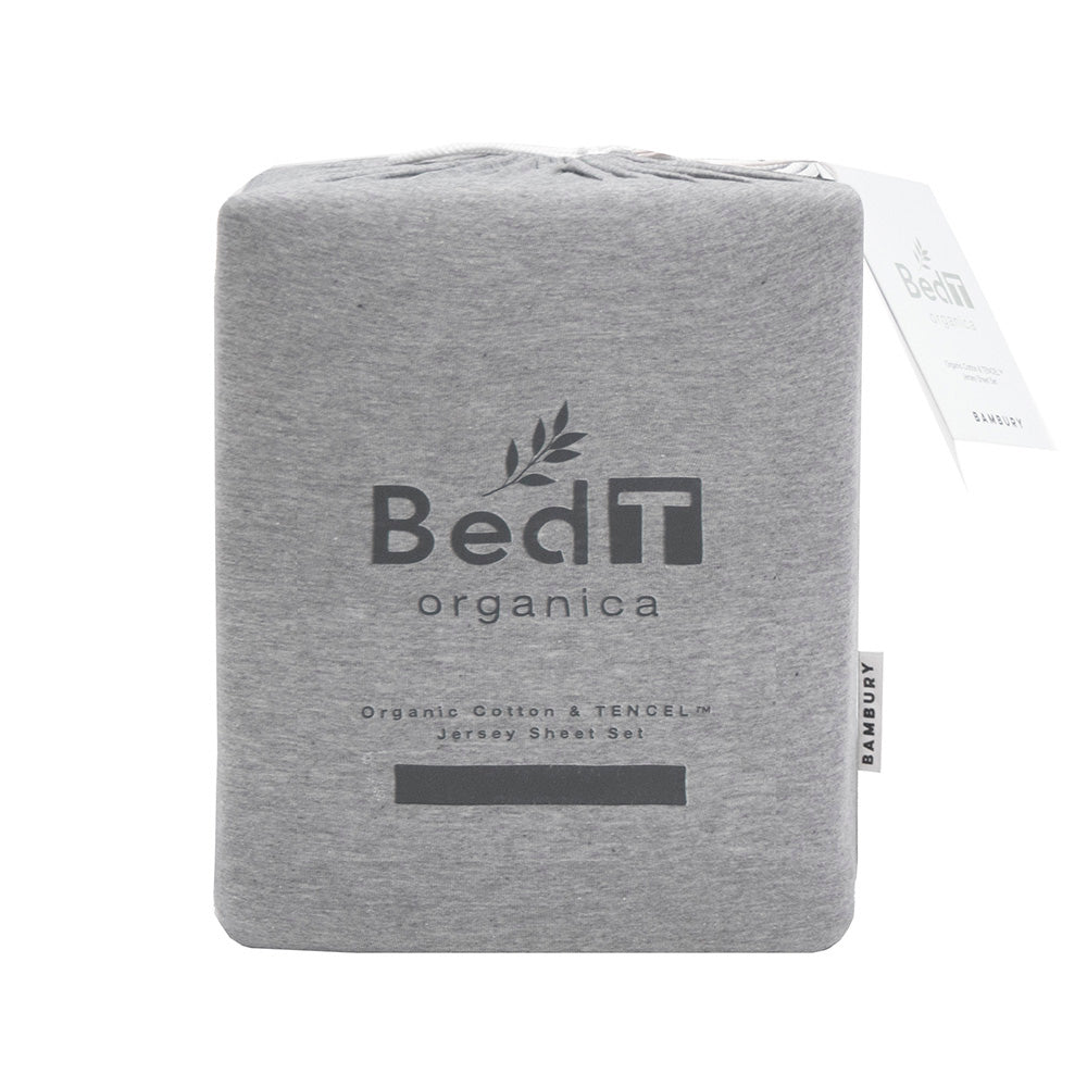 Organic BedT Grey King - Sized Sheet Set for All - Season Comfort