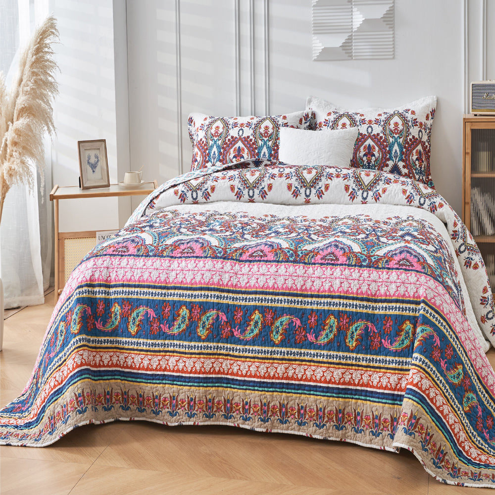 St Clair Luxury Super King Size Coverlet Set for Bedroom Decor