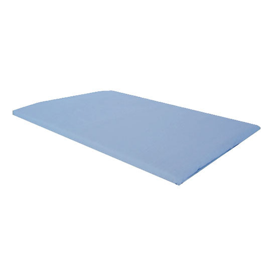 European-Style Plain Blue Pillowcase with Mercerized Fabric