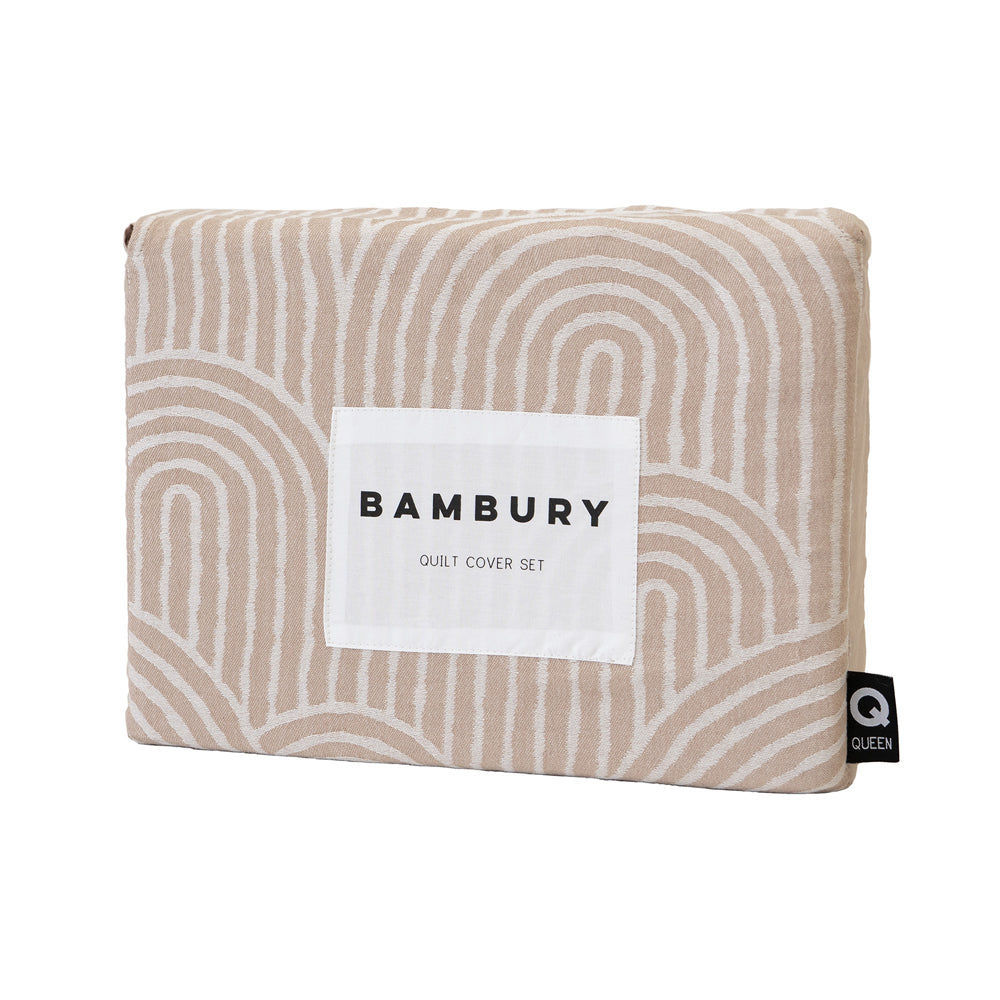 Luxurious Bambury Merida Super King Size Quilt Cover Set for Elegant Bedrooms