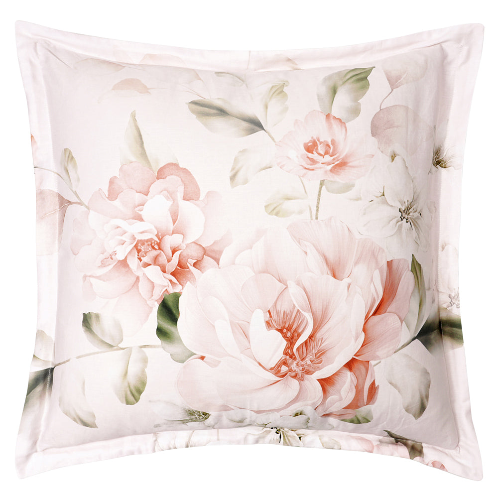 Luxurious White European-Style Layla Pillowcase