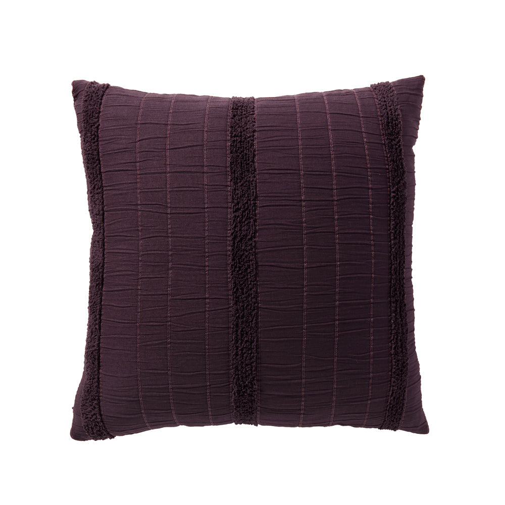Exquisite Bianca Malua Grape - Patterned Square - Shaped Filled Decorative Cushion
