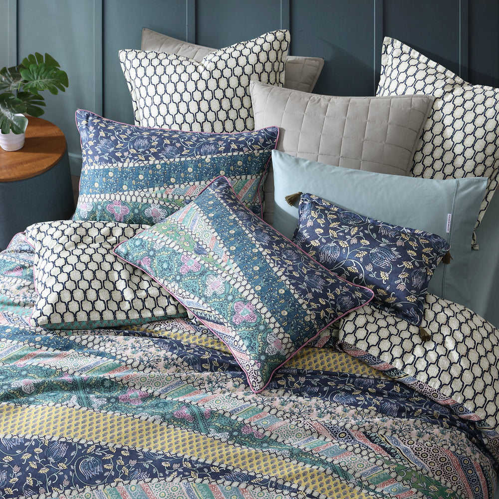 King Size Logan and Mason Rumi Bohemian Quilt Cover Set