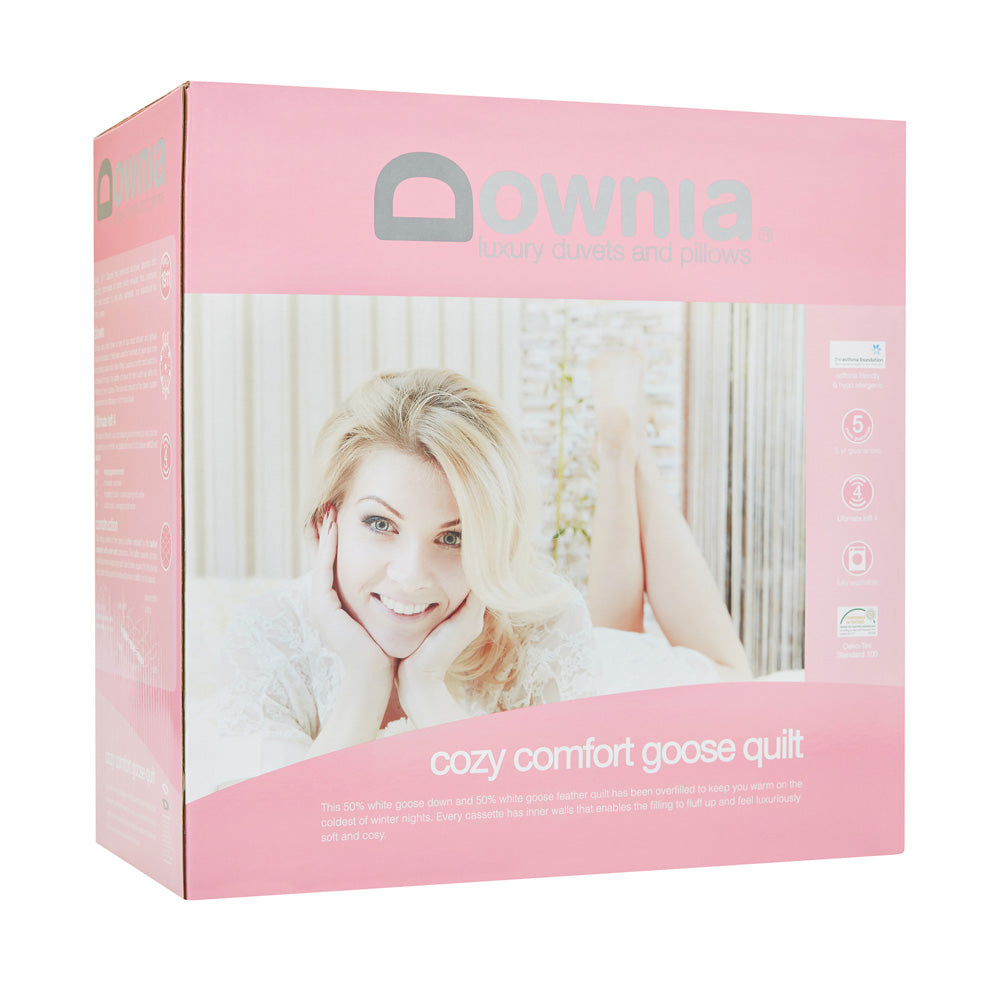 Single Bed Cozy Collection Comforter Made of Down and Feather | Doona for a Warm Winter