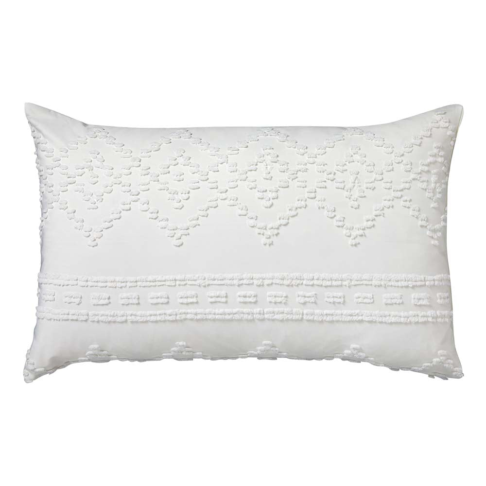 King Size Idaho White Luxury Quilt Cover Set for Contemporary Homes