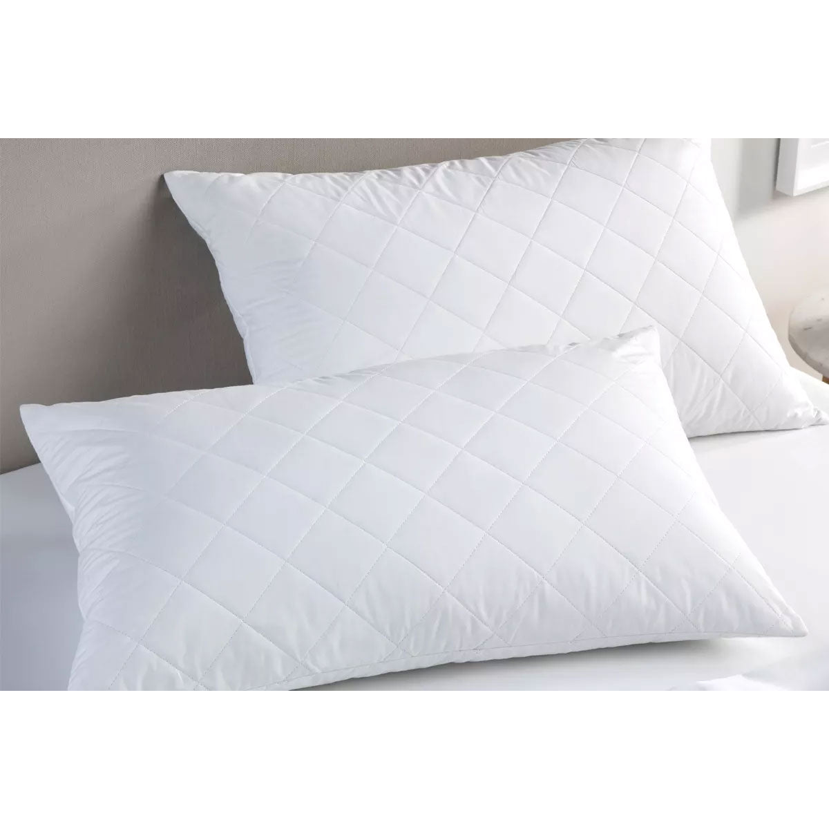 Premium Supima Cotton Comfort Waterproof Standard Pillow Protector for Latex and Memory Foam Pillows