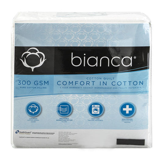 Comfortable 300GSM Cotton Summer Doona for Double Bed - Ideal Bedding Solution