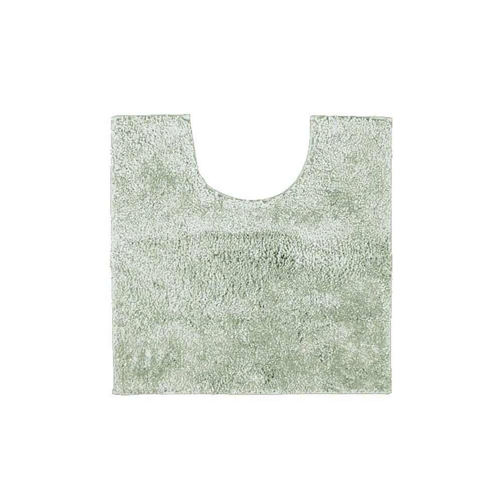 Bambury Soft Microplush Sage-Colored Contour Bathroom Bath Mat