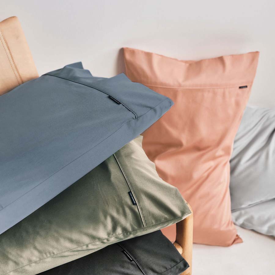 Linen House Nara High - Quality 400 Thread Count Bamboo Cotton White Standard Pillowcase for Bed