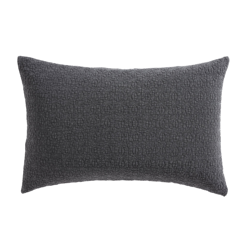 2-Pack Kayo Charcoal Pillowsham Set with Modern Design