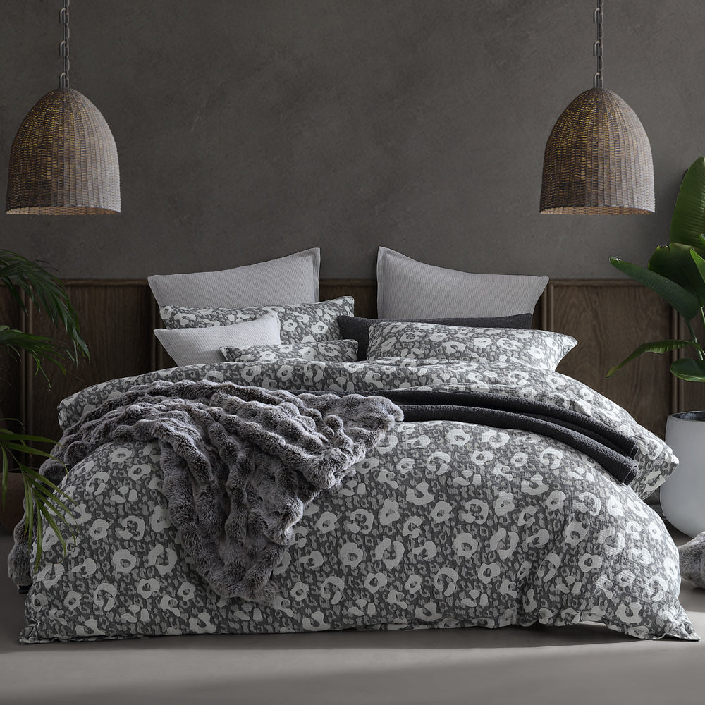 Platinum Logan and Mason Leo Night Luxury Quilt Cover Set for King - Sized Bed