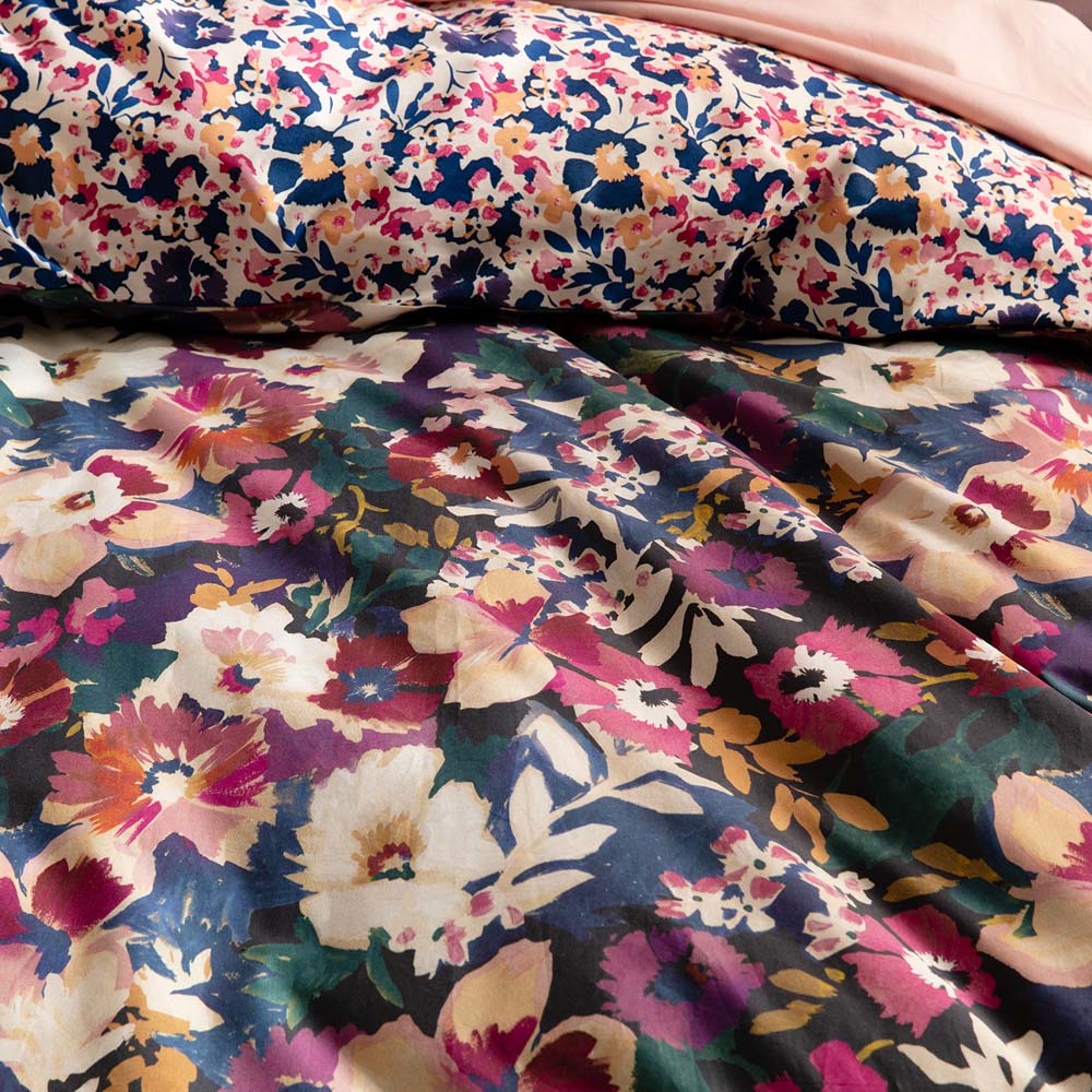 KAS Nevie Multi - Queen Size Soft Cotton Percale Quilt Cover Set
