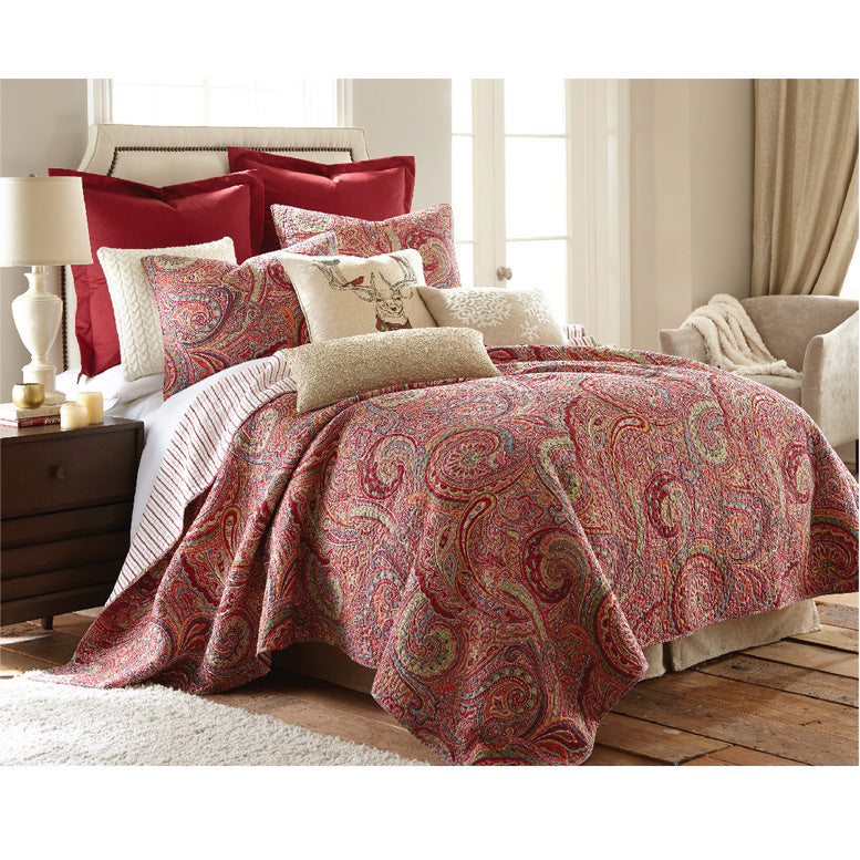 Luxurious Boston Super King Size Coverlet Set for Bedroom Decor