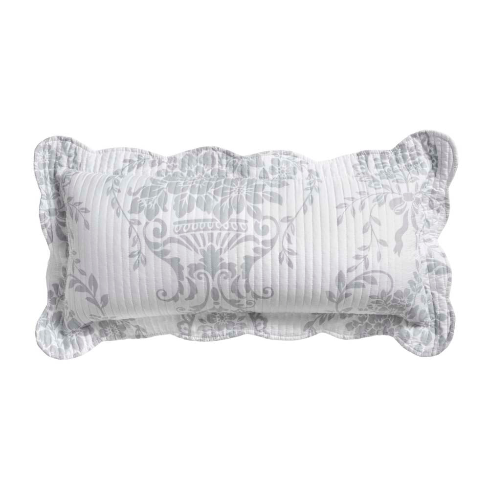 Bianca Florence Style Long Grey Decorative Filled Cushion for Home