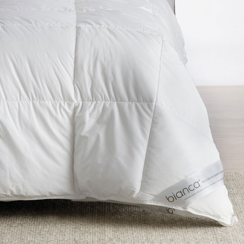 Bianca Relax Right All-Season Microfibre King Bed Quilt 200 - 550GSM