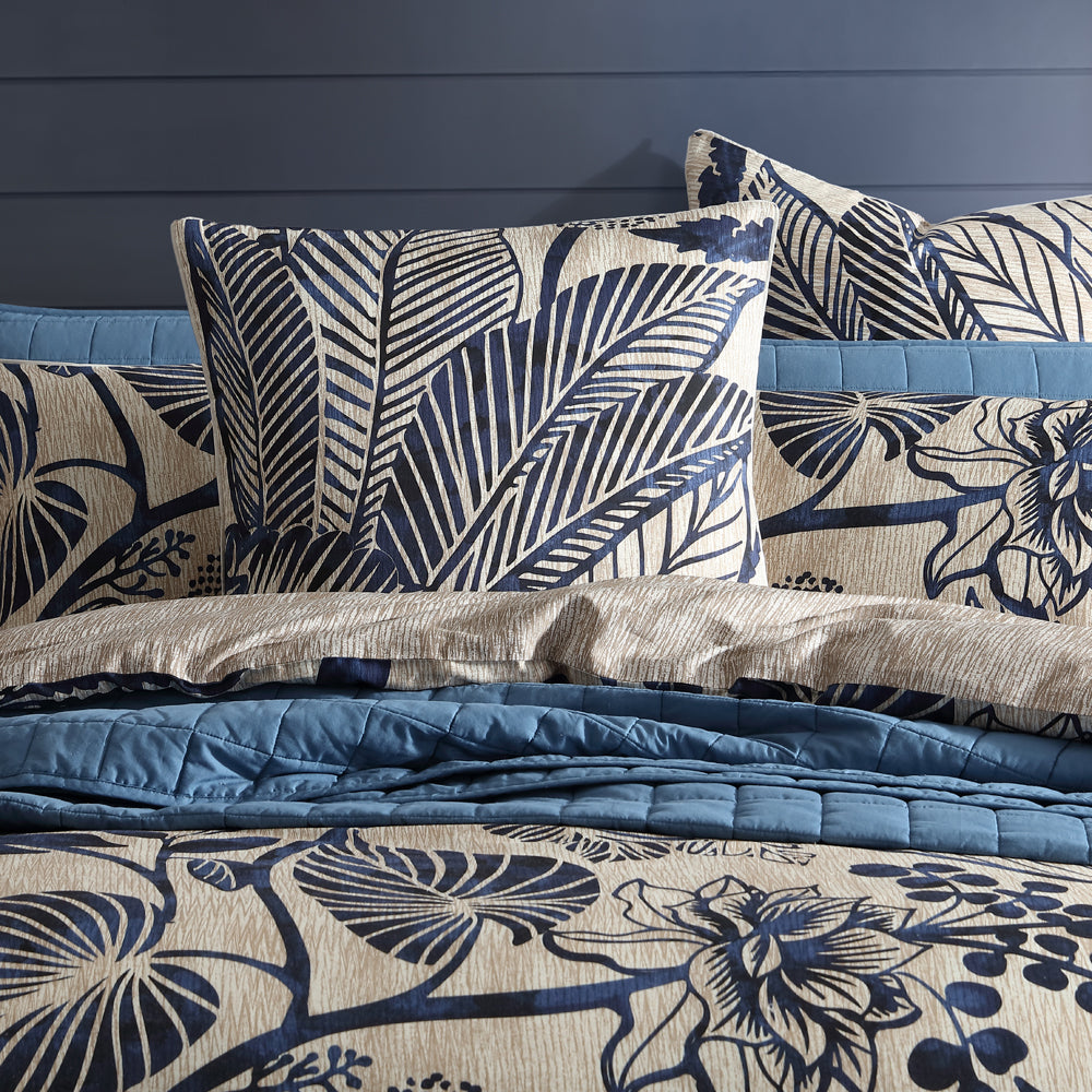 Logan and Mason King Size Kuranda Blue Quilt Cover Set