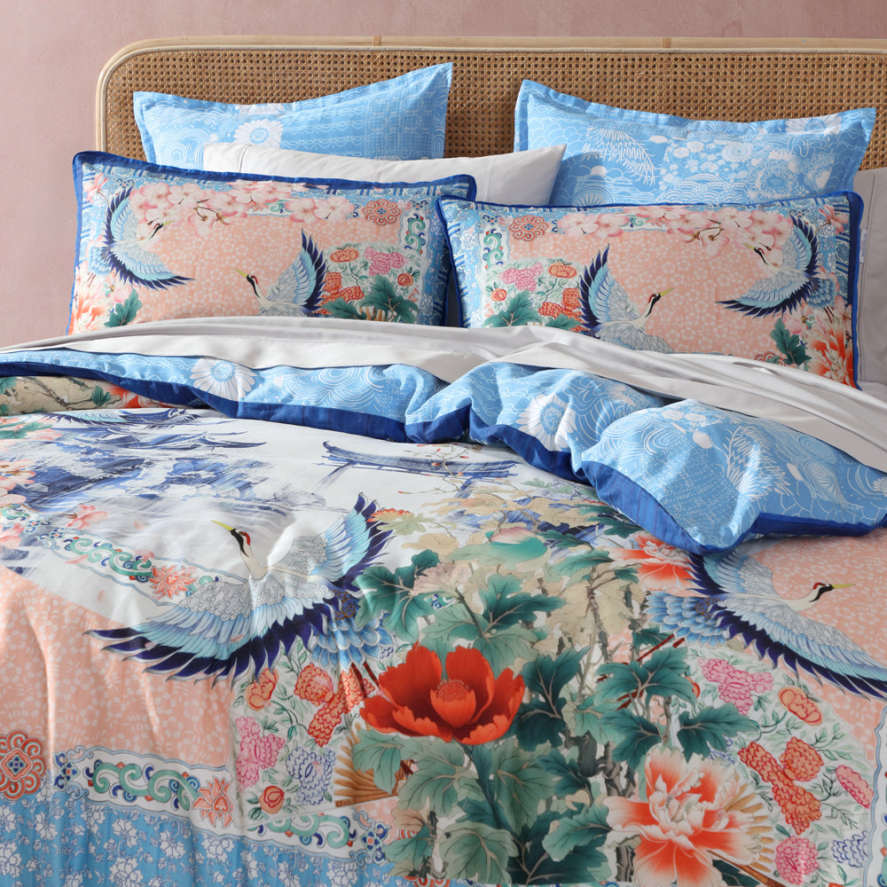 Hyami Super King Quilt Cover Set: A Blend of Elegance and Tradition