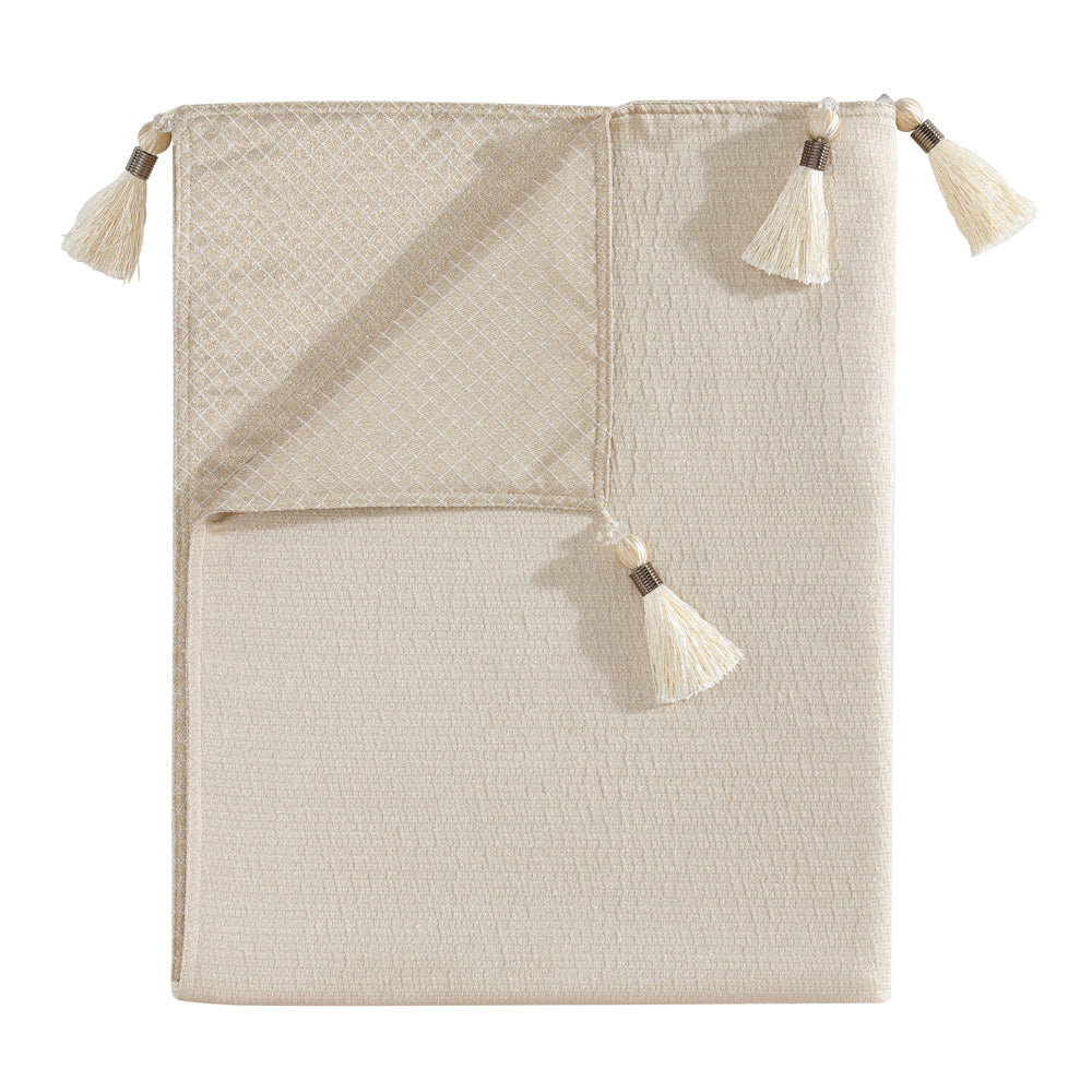 Luxurious Davinci Octavia Gold Decorative Throw