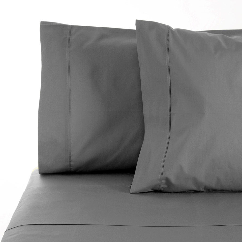 La Via Midnight Double Bed 400 Thread Count 100% Cotton Sheet Set - Ideal for a Luxurious Sleep