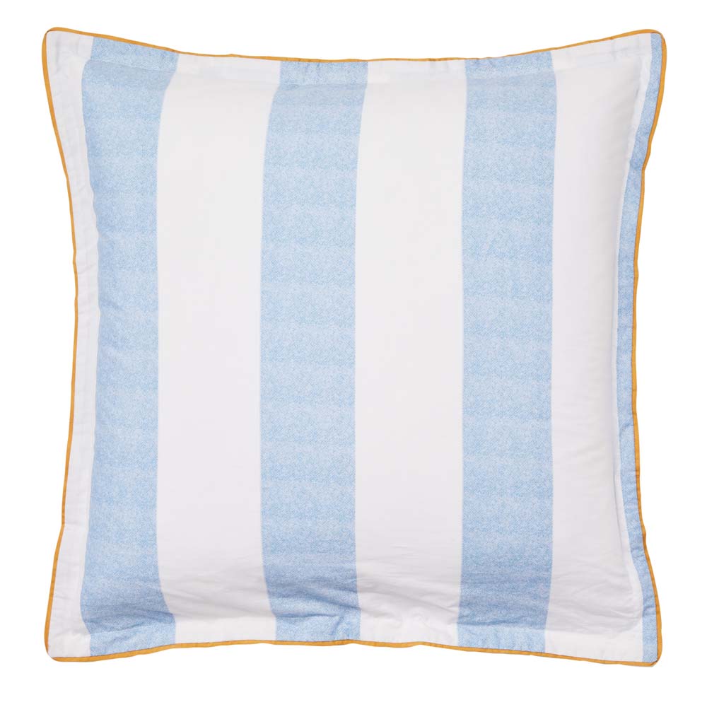 Stylish Tori Rose European-Sized Pillowcase with Bold Stripes