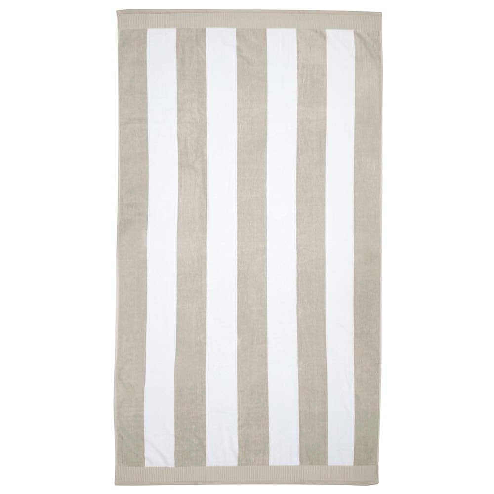 High - Quality Classic Striped Pebble Beach Luxury Towel for Beach and Pool Use