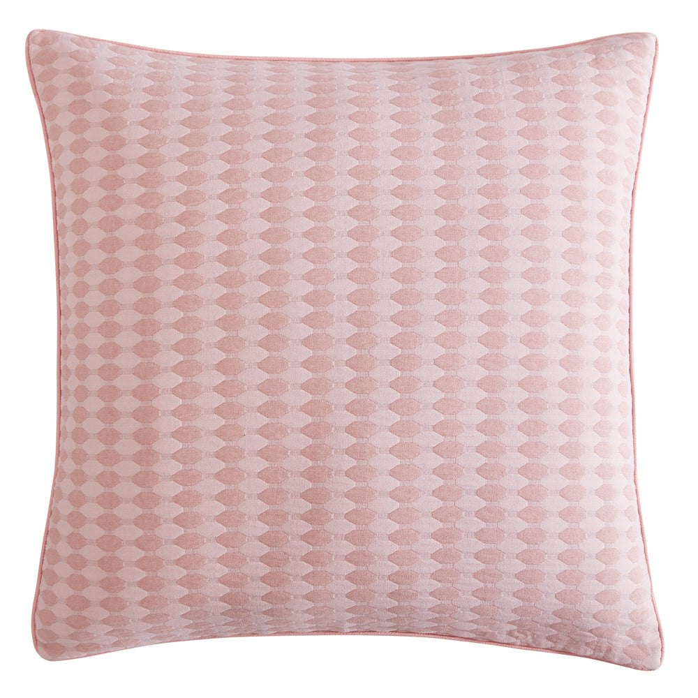 European-Style Platinum Frankie Blush Pillowcase by Logan and Mason