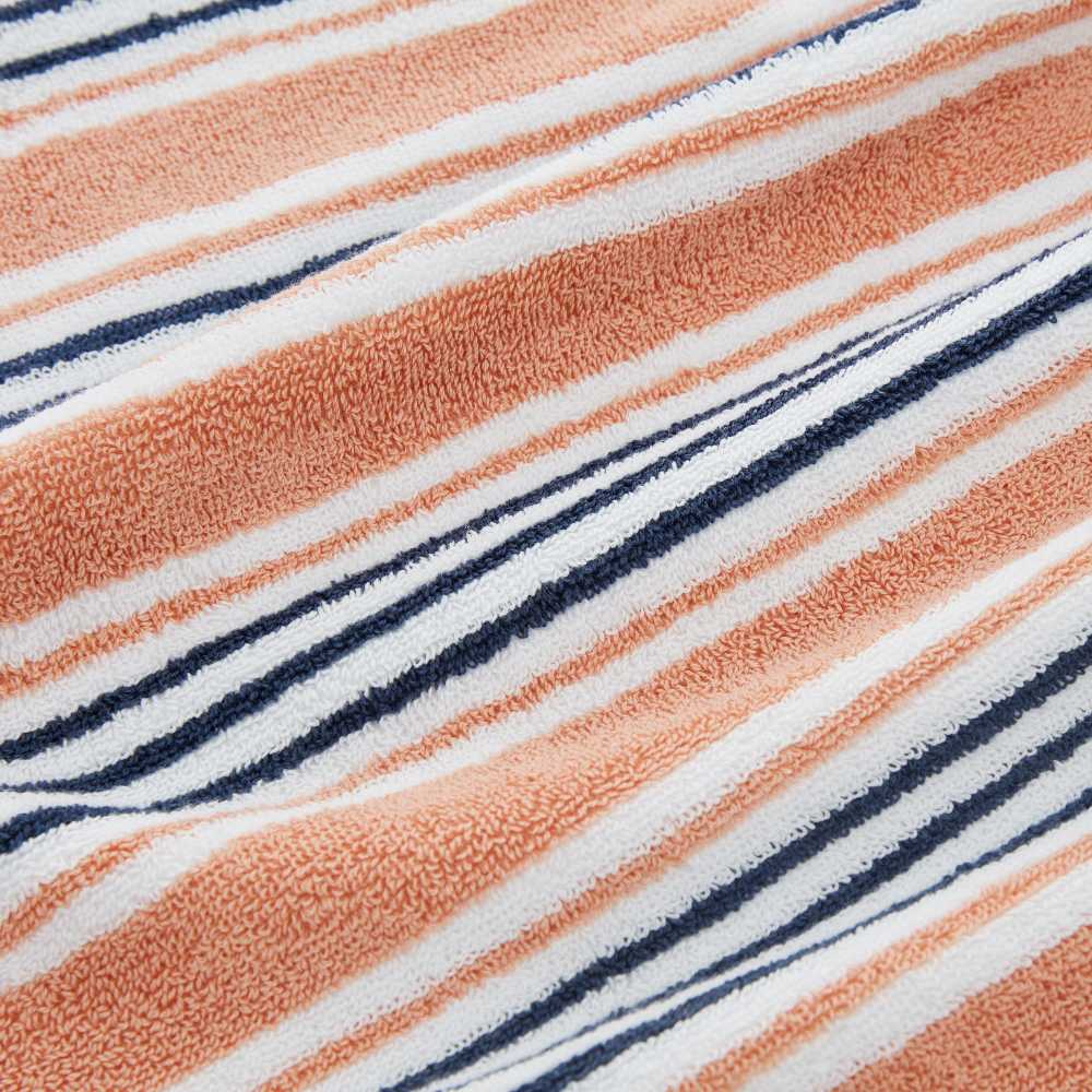 Sheridan Seabay Quince Soft and Absorbent Vertical Stripe Beach Towel