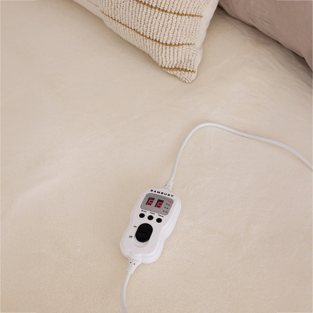 Bambury's Luxury Long Single Right-Side Premium Electric Blanket