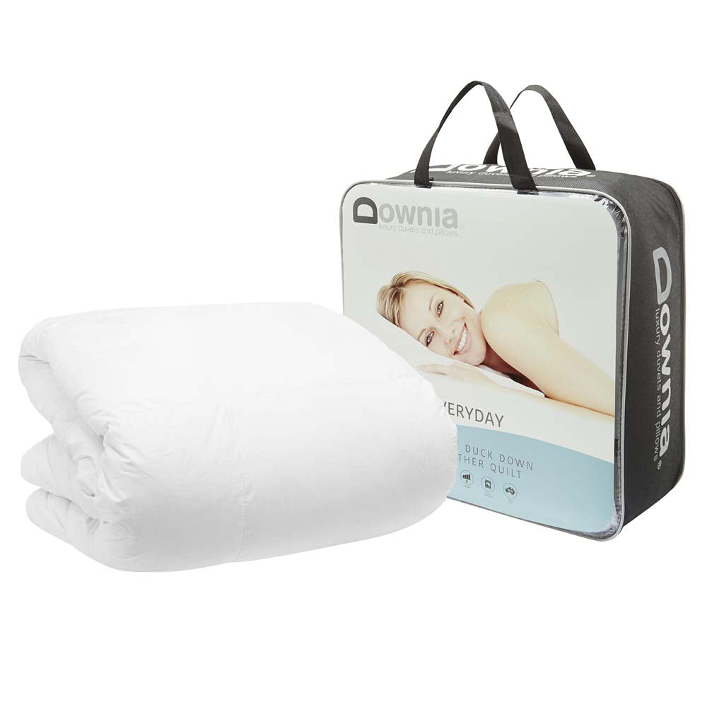 King Size Bed Bedding - Downia Everyday Collection Down and Feather Quilt / Doona for Comfortable Nights