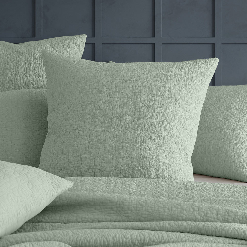 Stylish Kayo Sage Coverlet for Queen or King Size Beds