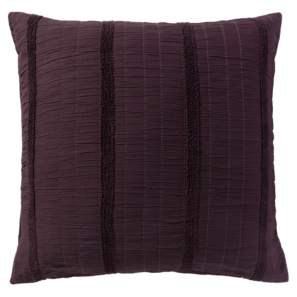 European-sized Malua Grape Elegant Jacquard Pillowcase