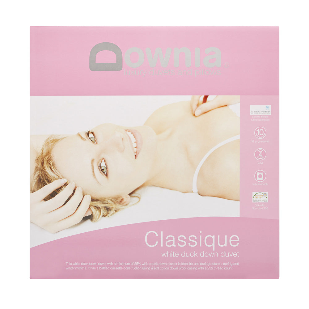 Classique Collection Super King Size Down and Feather Quilt or Doona for Autumn, Spring and Winter