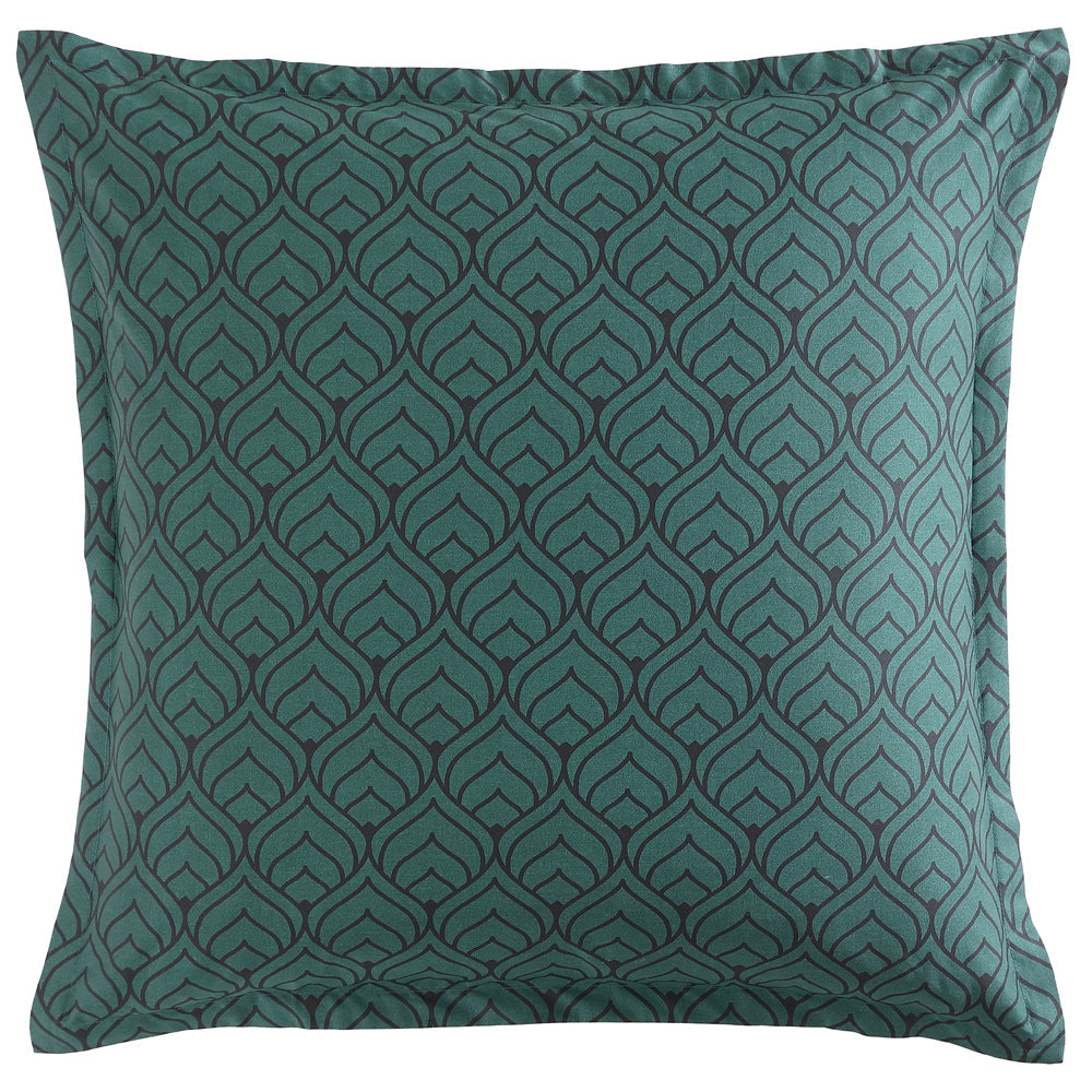 Exquisite Secret Garden Green European-Style Pillowcase for a Luxurious Bedroom Decor