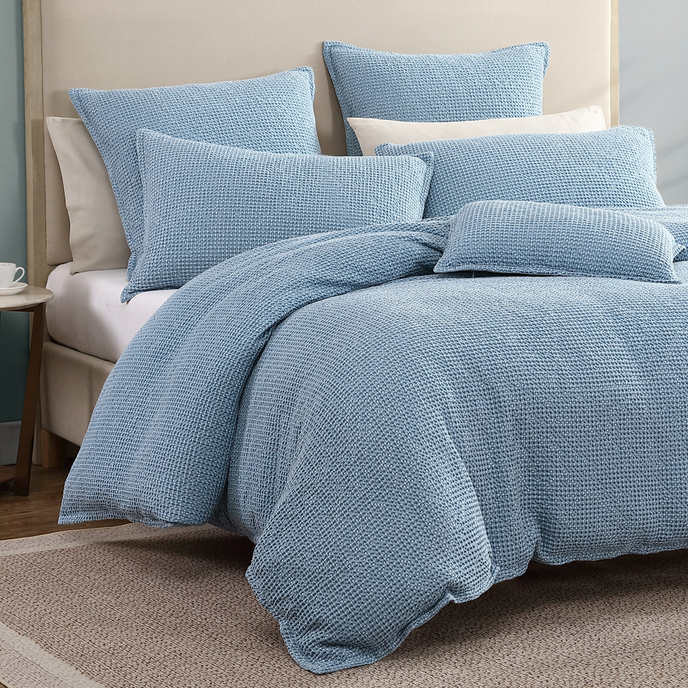 Urban Steel Luxury Quilt Cover Set for Queen Size Bed