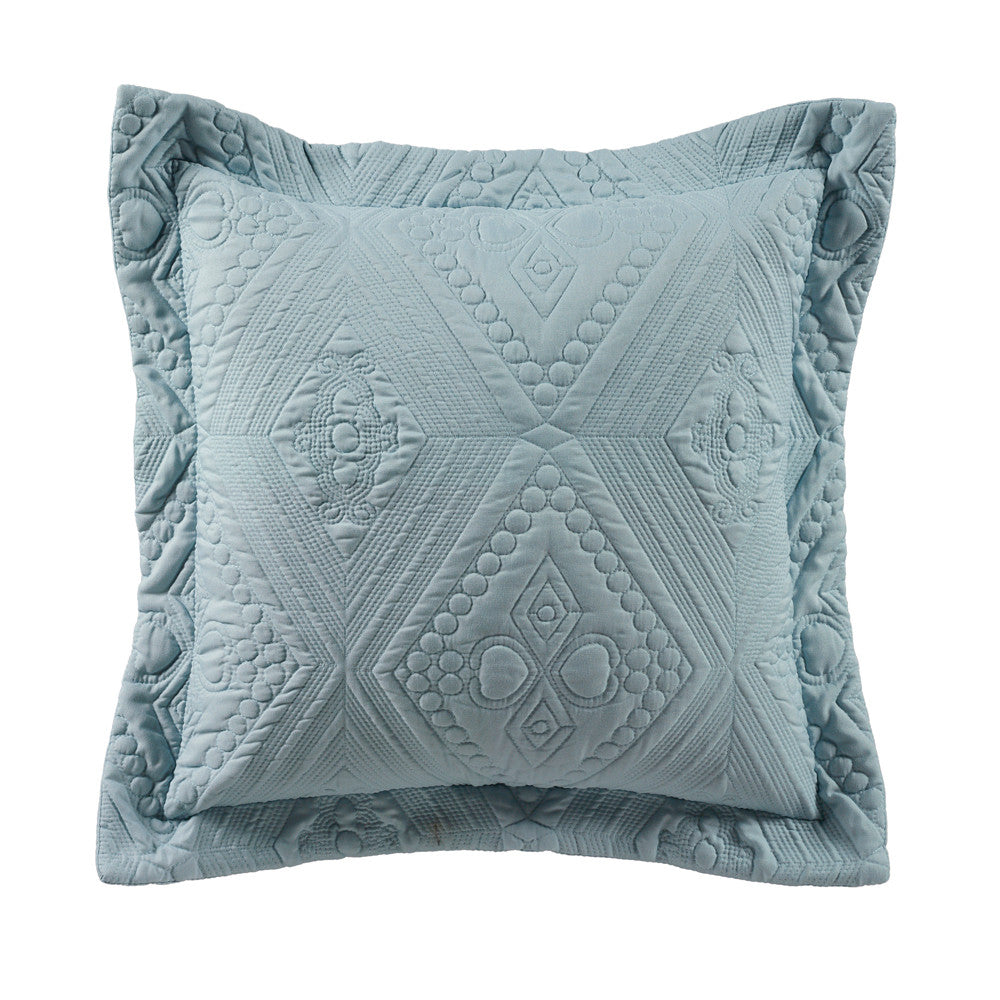 Exquisite Aspen Sky - Blue Square - shaped Filled Decorative Cushion