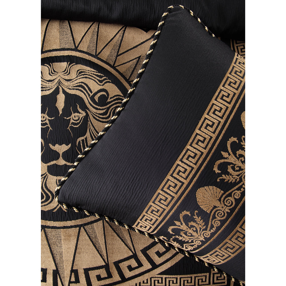 Massimo Black Chenille Quilt Cover Set for Queen Size Bed | Luxury Bedroom Decor