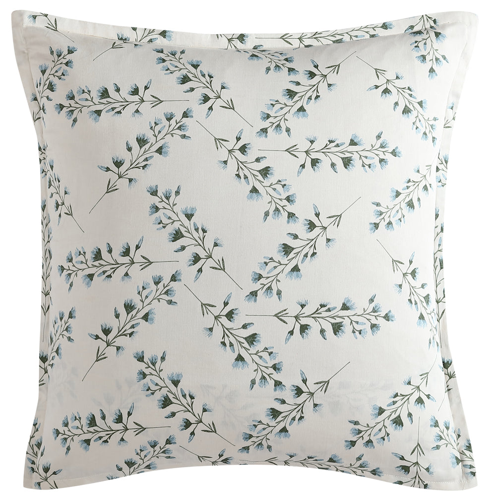 Floriana Ivory European-Style Decorative Pillowcase for Bedroom