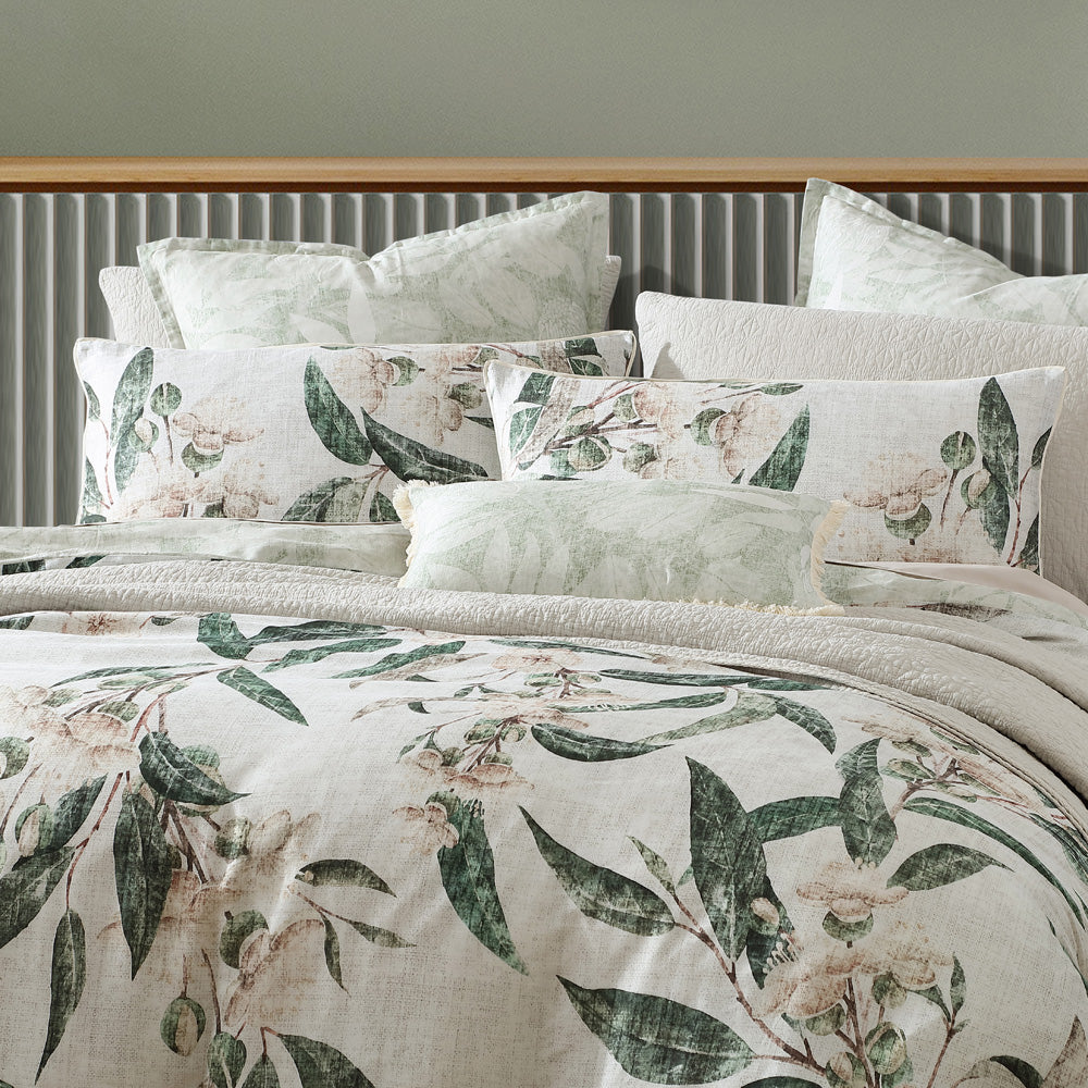 Leeton Australian Eucalyptus Queen - Size Quilt Cover Set