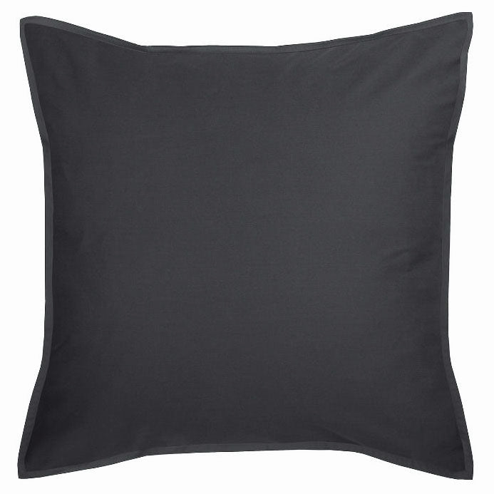 Linen House Nara High - quality 400 Thread Count Charcoal Bamboo Cotton Euro Pillowcase