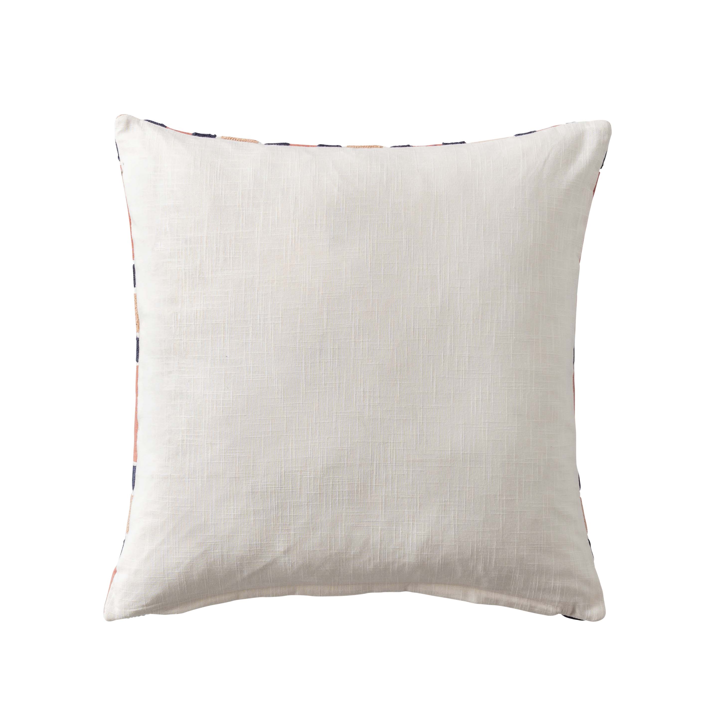Stylish Geo Multi - Patterned Filled Square Cotton Cushion