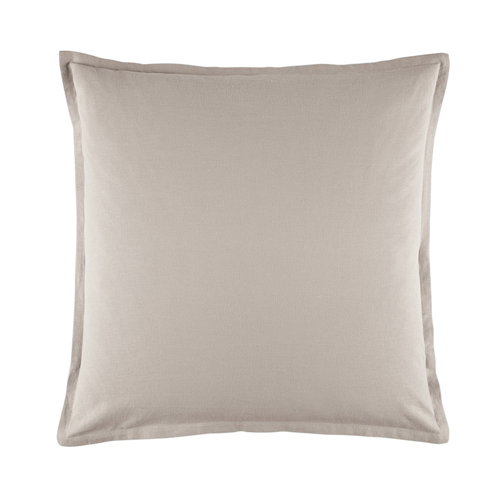 Bianca Wellington Soft Oatmeal Square Filled Luxury Bedroom Cushion